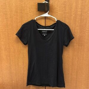 Black V-neck Shirt